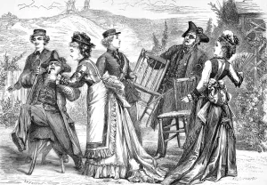 Sailors Prints: Green Old Age at the Vaudeville Theatre, 1874