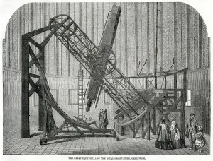 1861 Prints: Greenwich Observatory - Great Equatorial 1861