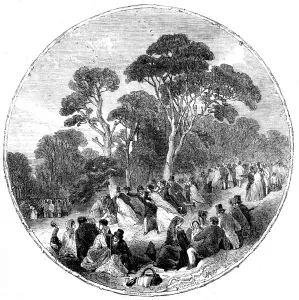 1849 Prints: Greenwich Park, London, 1849