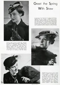 Straw Prints: Greet the Spring with straw 1937