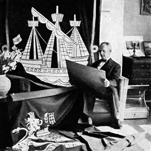 Designers Prints: Grey Wornum designing Coronation street decorations