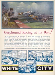Track Prints: Greyhound Racing Advertisement