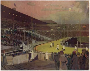 Spectators Prints: Greyhound Racing at Wembley