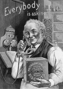 Telephone Prints: GROCER ON THE LINE