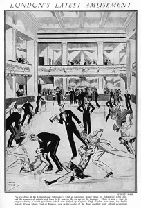 Winter Sports Prints: Grosvenor House ice rink, 1929