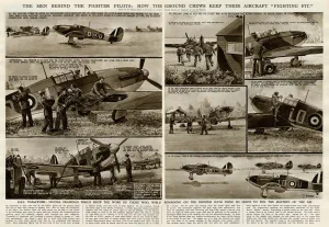 Pilots Prints: Ground crew activities by G. H. Davis