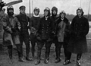 Ally Prints: Group of Brazilian airmen, 1918
