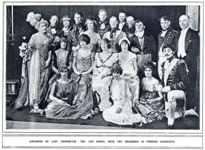 Hospital Prints: Group of revellers at the Princess Mary Hospital Ball