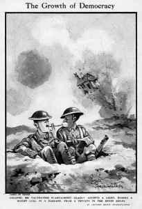 Rifles Prints: The Growth of Democracy, by Bairnsfather