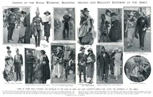 Bowes Prints: Guests at the Royal Wedding