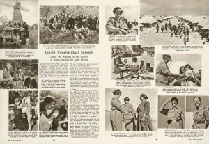 Images Dated 9th March 2020: Guide International Serivce (G. I. S. ) - Women leaders in the Gude movement assisting in