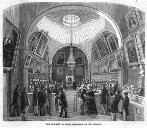 1844 Prints: Guildhall Chamber