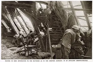 Waiting Prints: Gunners are unable to see the targets at which they are firing