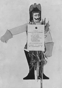 Kaiser Prints: Guy-ser Fawkes - the Kaiser caricatured, WW1