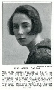 Actress Prints: Gwen Farrar