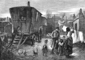 Washin G Prints: Gypsy Camp near Latimer road, London