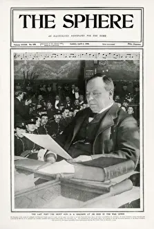 Desk Prints: Haldane at his desk in the War Office R B Haldane at his desk in the War Office