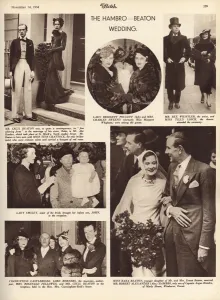 Posh Prints: The Hambro - Beaton wedding, 1934