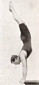 Clark Prints: Handspring dive - 1906 Olympic Games
