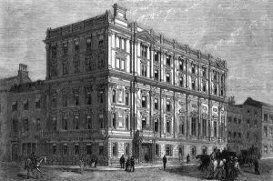 Feb16 Prints: The Hanover Square Club House 1876