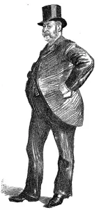 1890 Prints: A Happy London Coal Exchange Trader, 1890
