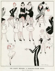 : The happy Mother: a dancing class