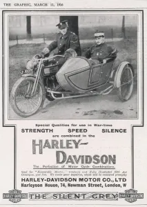 Cycle Prints: Harley Davidson Ad