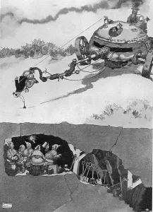 Doctor Prints: The Harley-Scope Mine-Detector by William Heath Robinson