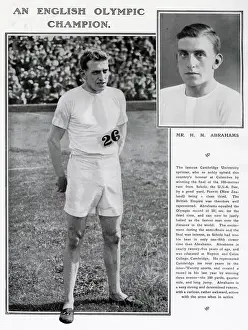 Fire Prints: Harold Maurice Abrahams, CBE, (15 December 1899 - 14 January 1978