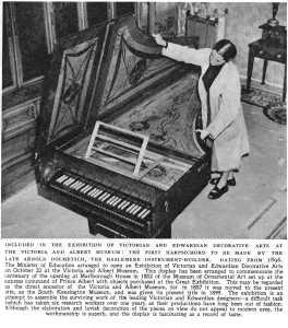 Keyboard Prints: Harpsichord by Arnold Dolmetsch
