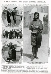 Aviator Prints: Harriet Quimby getting ready for flight 1912