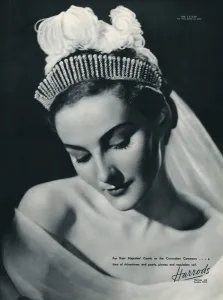 Plumes Prints: Harrods tiara for court presentations