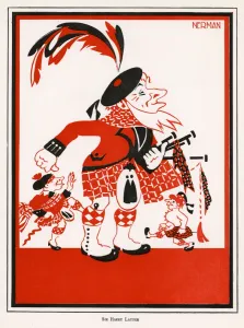 Bag Pipes Prints: Harry Lauder / Nerman