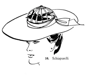 Accessory Prints: Hat by Elsa Schiaparelli