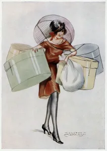 Boxes Prints: Hat shopping
