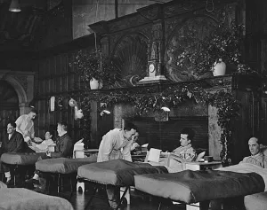 Ward Prints: Hatfield House as a military hospital, World War Two