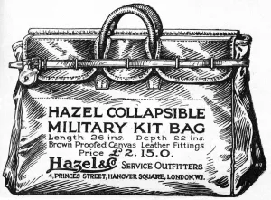 Bags Prints: Hazel Collapsible Military Kit Bag, WW1