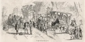 Drawn Prints: Heading to Epsom Downs for the Derby, 1860