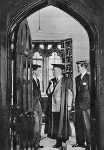 1958 Prints: Headmaster and prefects at Malvern College
