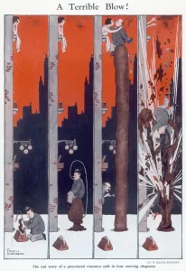 Couple Prints: Heath Robinson Cartoon