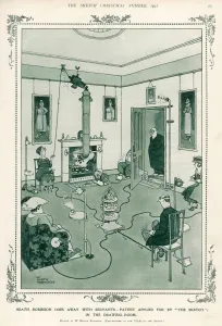 Vicar Prints: Heath Robinson Drawing Room 2 of 4