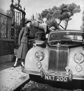 Drive Prints: Hebe suit and Armstrong Siddeley Sapphire, 1953