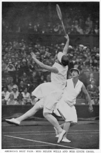Championship Prints: Helen Wills and Edith Cross in action