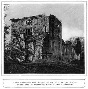 Ruin Prints: Helmsley Castle, Yorkshire