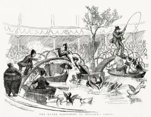 Argyll Prints: Henglers Grand Water Pantomime, in Argyll Street, near Londons Oxford Circus