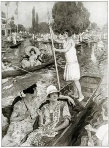 Rowers Prints: Henley - Between the Races 1926
