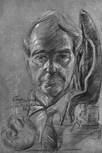 Ward Prints: Henry Moore, as sketched by Stephen Ward, 1961