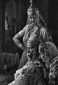 Images Dated 5th August 2015: Herod consults with Cypros and Salome