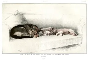 Cecil Aldin Prints: Hes All Right if you Know Him by Cecil Aldin