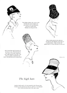 Straw Prints: The high hat trend, 1960